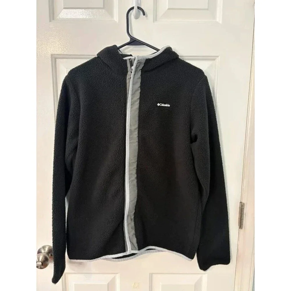Columbia Youth XXL fleece full zip hooded jacket